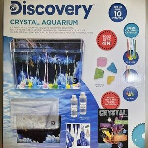 Discovery Crystal Aquarium - Rocks Grow to 4 inches. For ages 12+